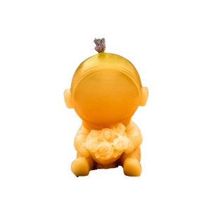 Astronautenkerze "Blumenstrauß" aus Bio Bienenwachs